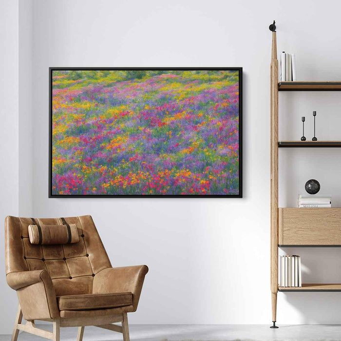 Impressionist Oil Wild Flowers #137 - Kanvah