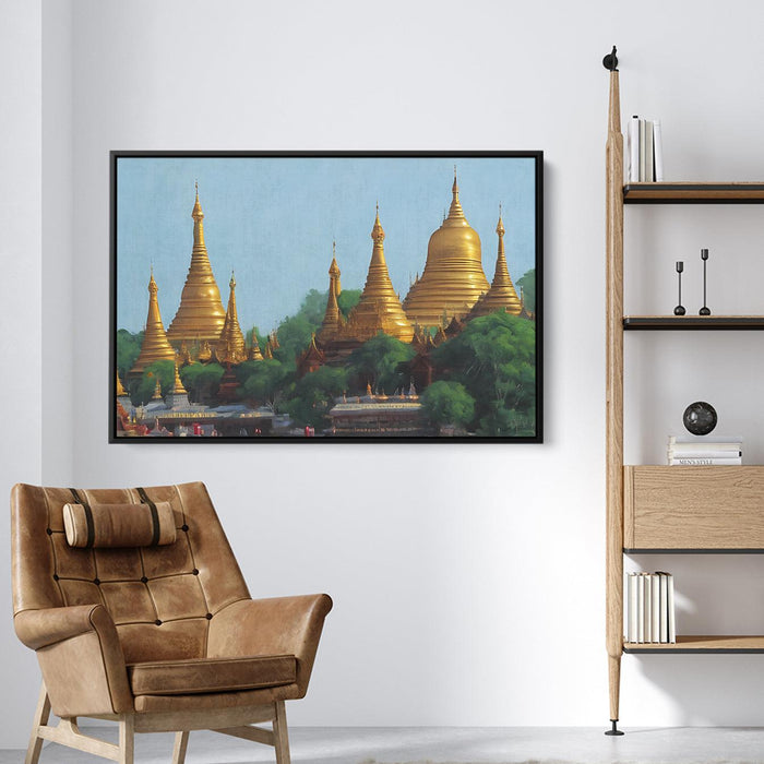 Abstract Shwedagon Pagoda #122 - Kanvah