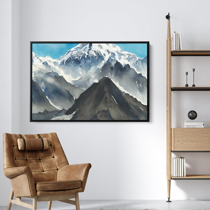 Watercolor Mount Everest #122 - Kanvah