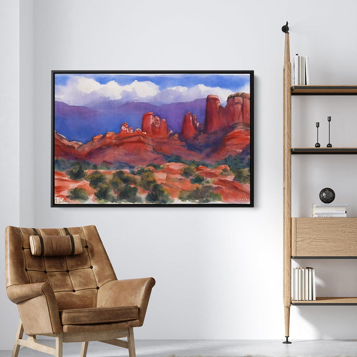 Watercolor Sedona Red Rocks #122 - Kanvah