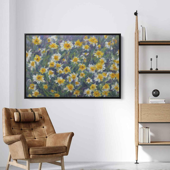 Modern Oil Daffodils #131 - Kanvah