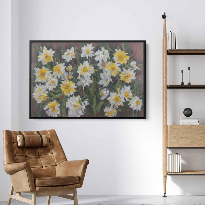 Daffodils Oil Painting #113 - Kanvah