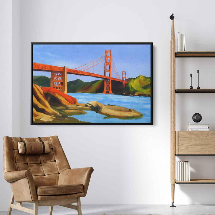 Realism Golden Gate Bridge #131 - Kanvah