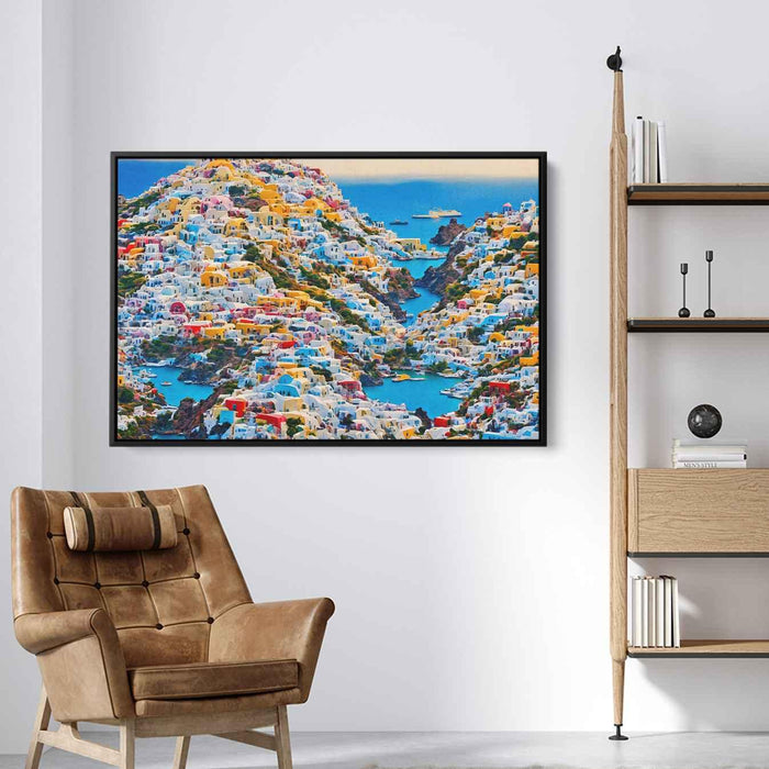 Abstract Santorini #121 - Kanvah