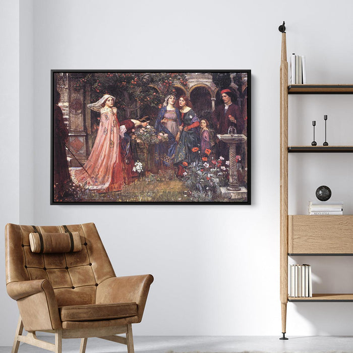 The Enchanted Garden by John William Waterhouse - Canvas Artwork