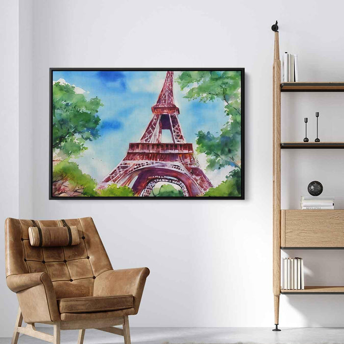 Watercolor Eiffel Tower #131 - Kanvah
