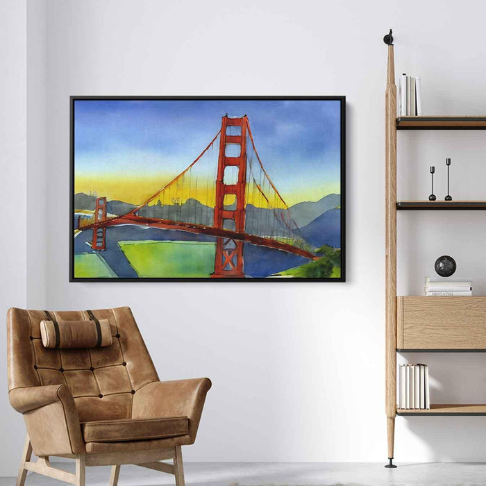 Watercolor Golden Gate Bridge #132 - Kanvah