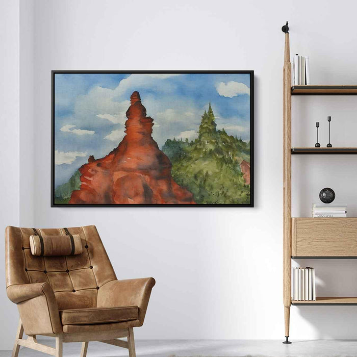 Watercolor Hoodoo formations #131 - Kanvah