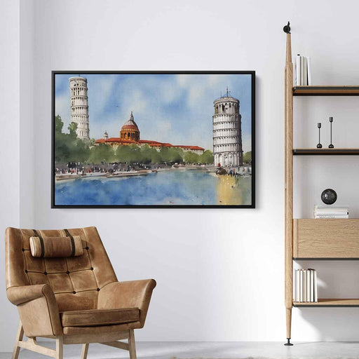 Watercolor Leaning Tower of Pisa #121 - Kanvah