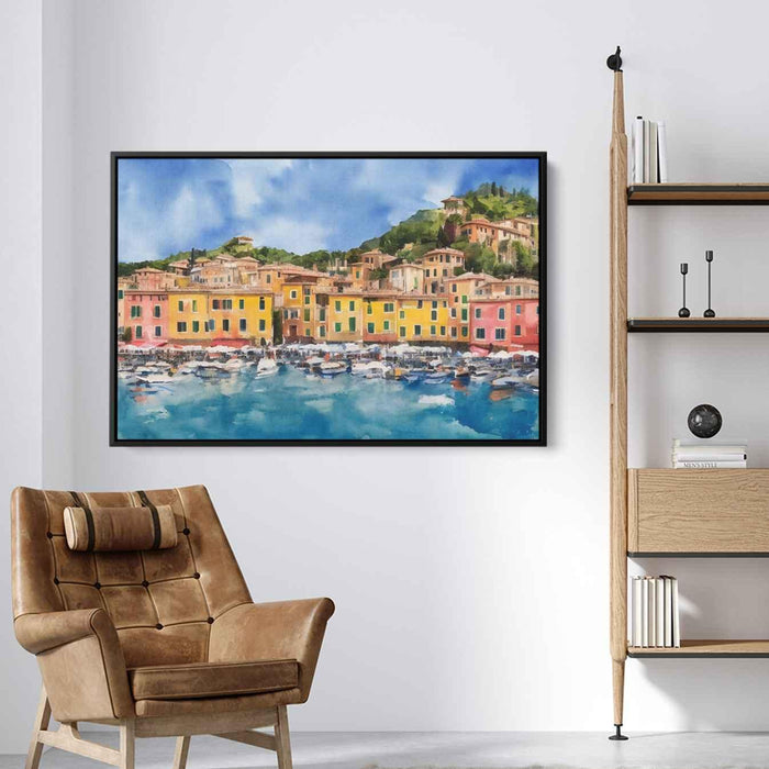 Watercolor Portofino #101 - Kanvah
