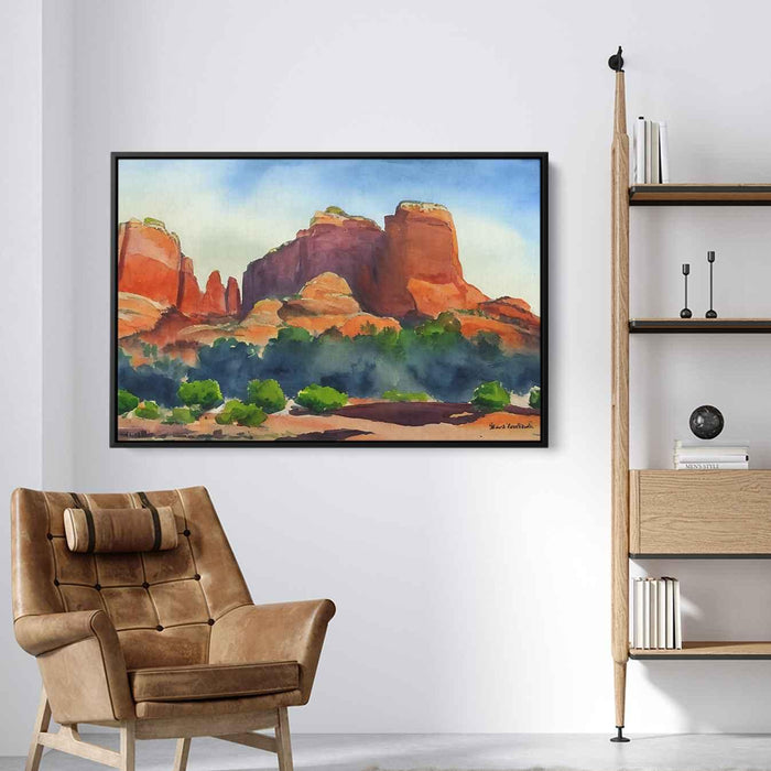 Watercolor Sedona Red Rocks #101 - Kanvah