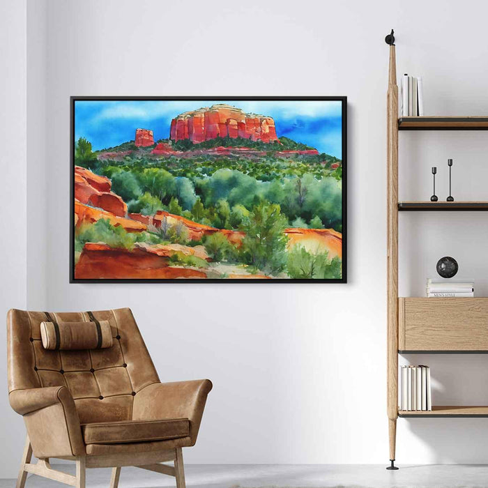 Watercolor Sedona Red Rocks #131 - Kanvah