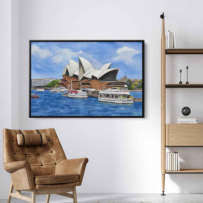 Watercolor Sydney Opera House #131 - Kanvah