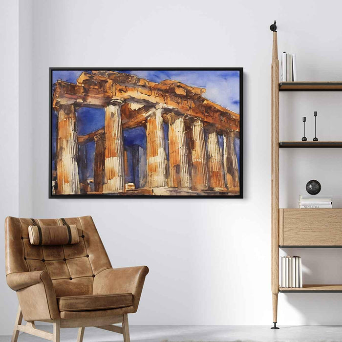 Watercolor Parthenon #131 - Kanvah