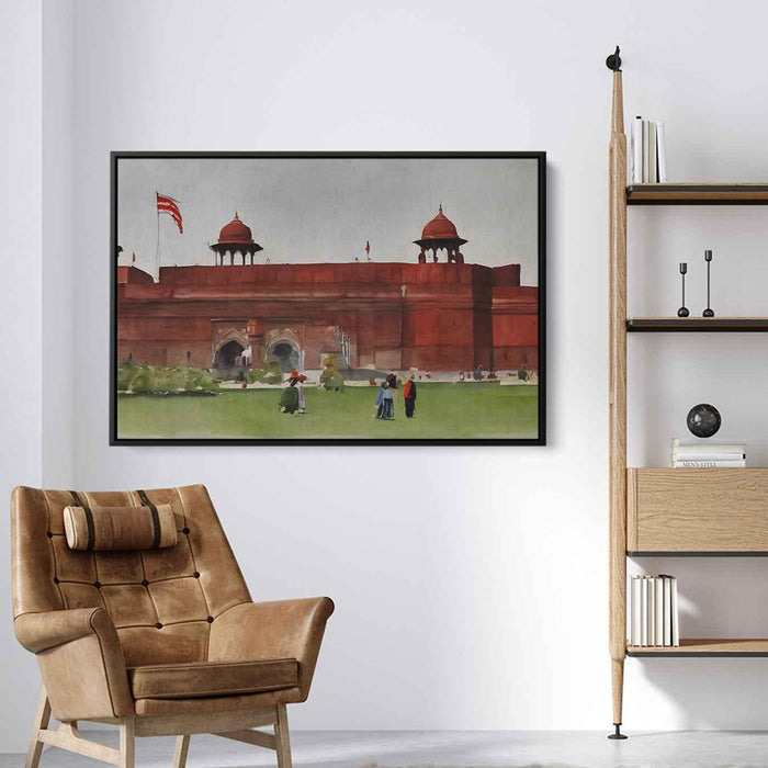 Watercolor Red Fort #102 - Kanvah