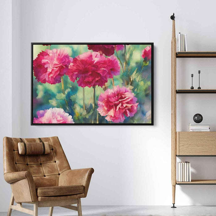 Watercolour Painting Carnations #130 - Kanvah