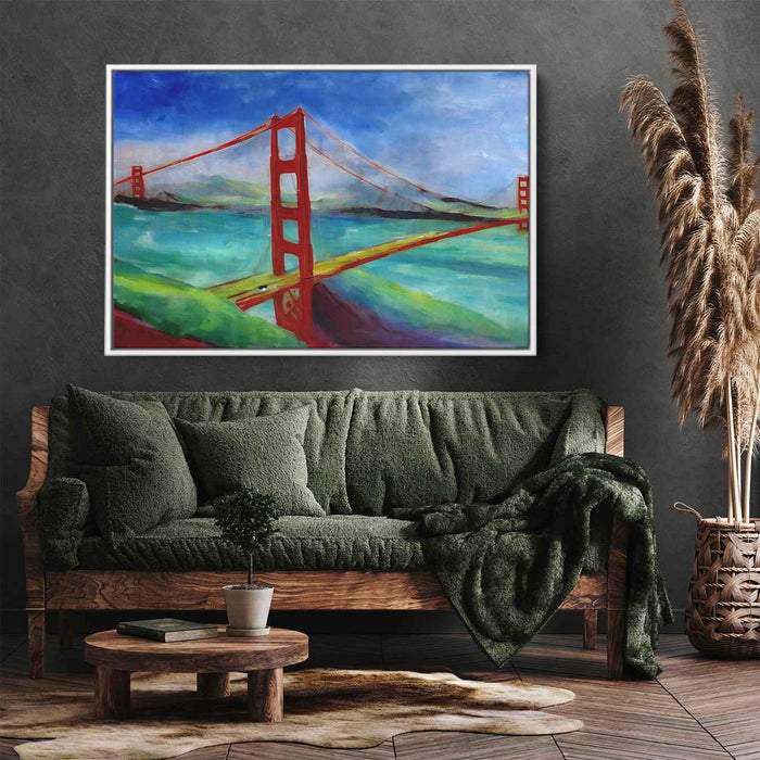 Abstract Golden Gate Bridge #130 - Kanvah