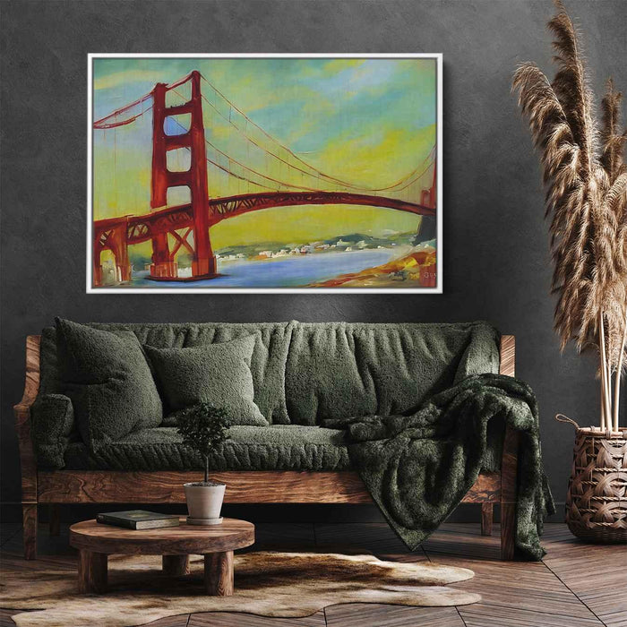Abstract Golden Gate Bridge #132 - Kanvah