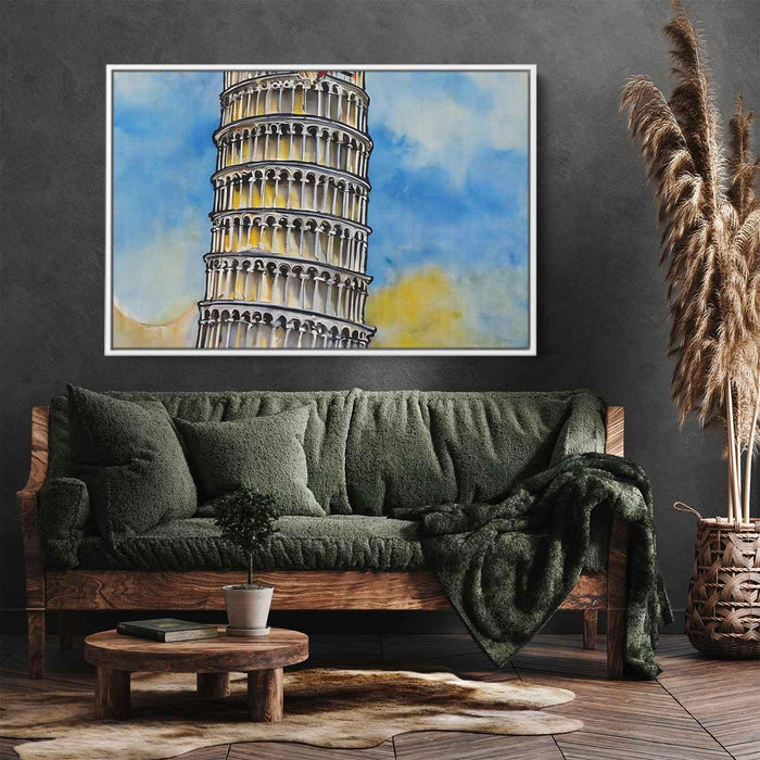 Abstract Leaning Tower of Pisa #101 - Kanvah