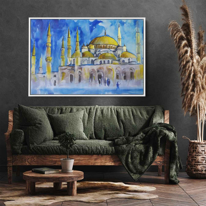 Abstract Blue Mosque #130 - Kanvah