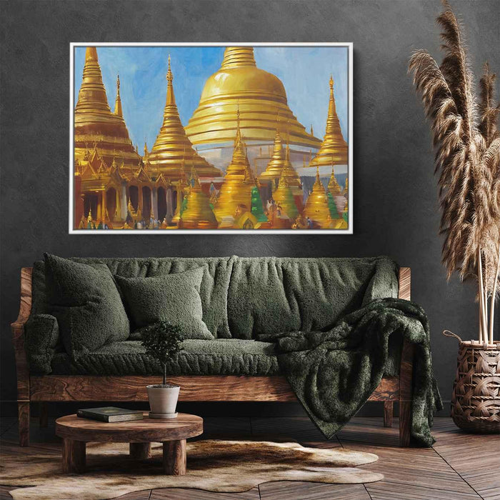 Abstract Shwedagon Pagoda #132 - Kanvah
