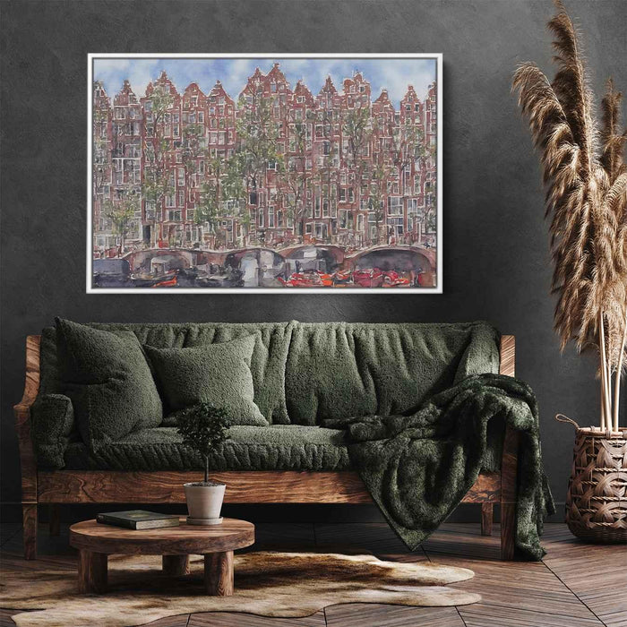 Watercolor Amsterdam #130 - Kanvah