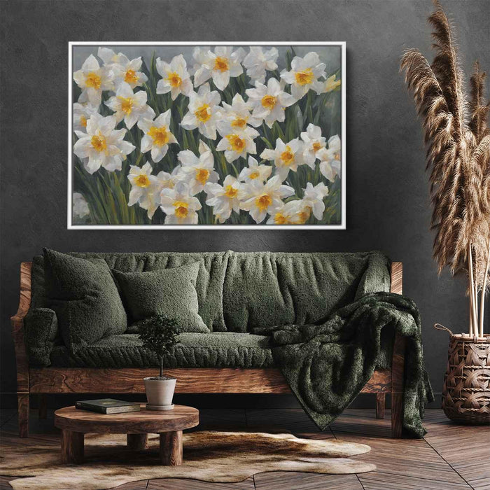 Contemporary Oil Daffodils #102 - Kanvah