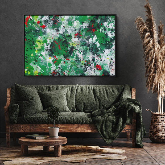 Green Abstract Splatter #122 - Kanvah