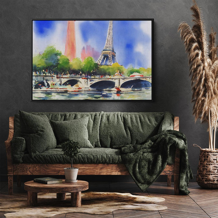 Watercolor Eiffel Tower #122 - Kanvah