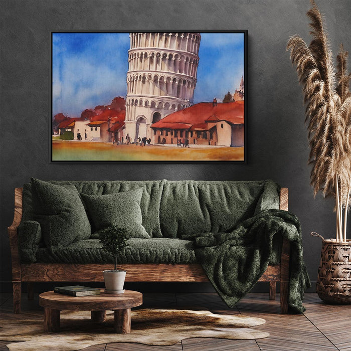 Watercolor Leaning Tower of Pisa #122 - Kanvah