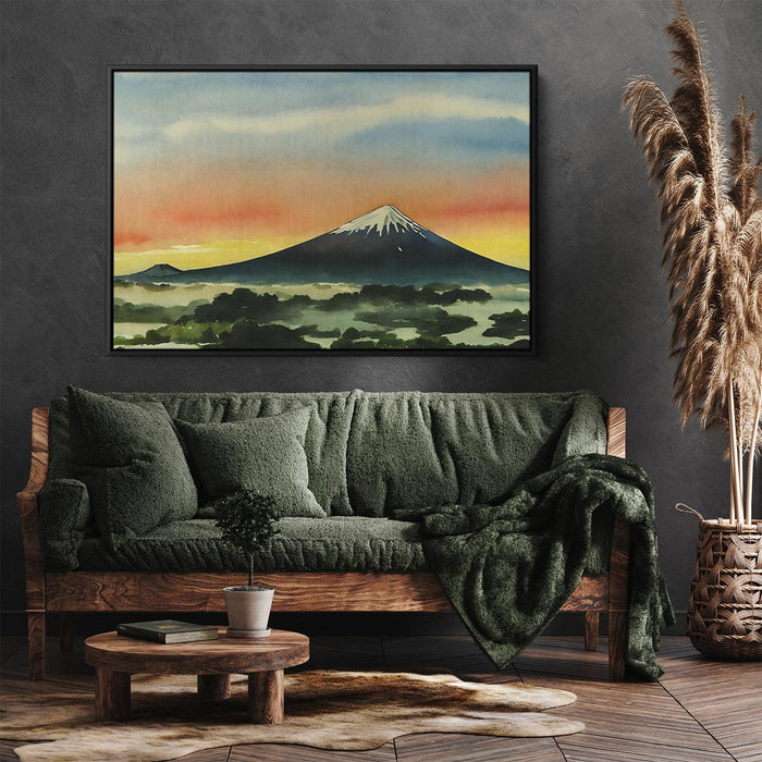 Watercolor Mount Fuji #122 - Kanvah