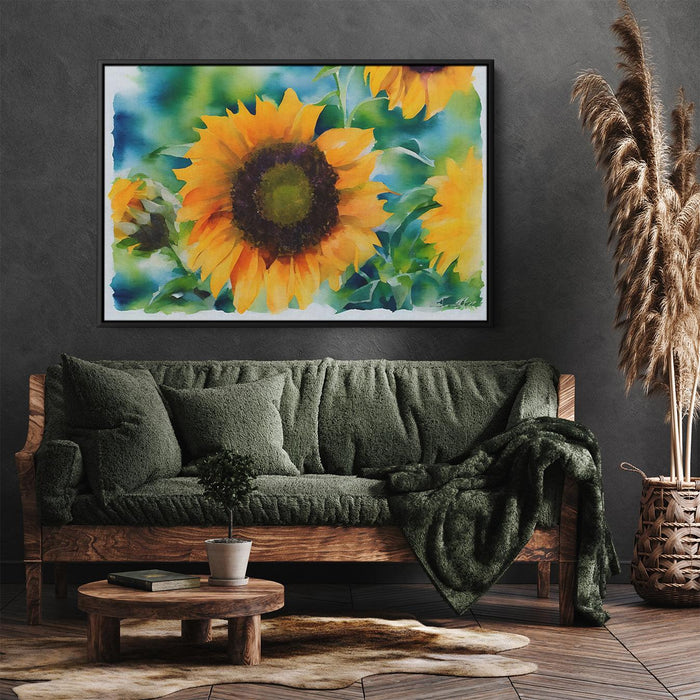 Watercolor Sunflower #122 - Kanvah