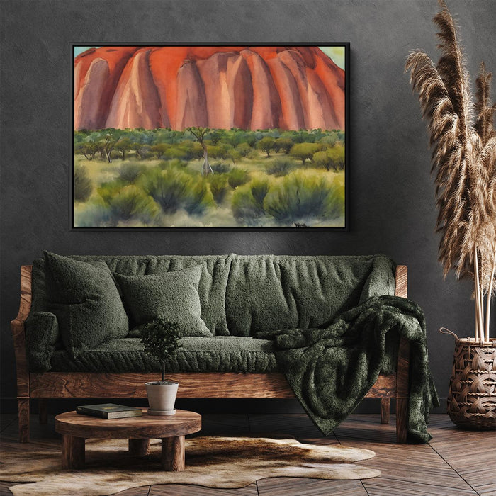 Watercolor Uluru #122 - Kanvah