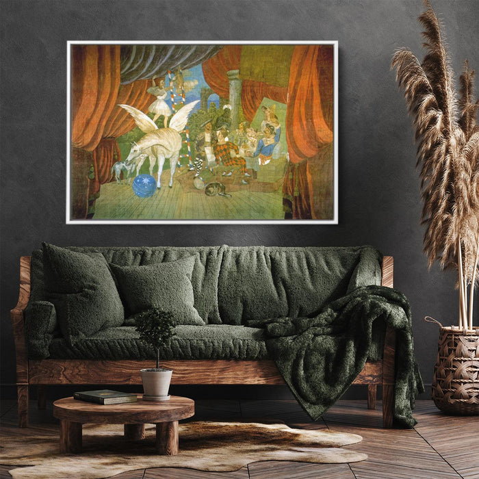 Curtain for the ballet Parade"" by Pablo Picasso - Canvas Artwork
