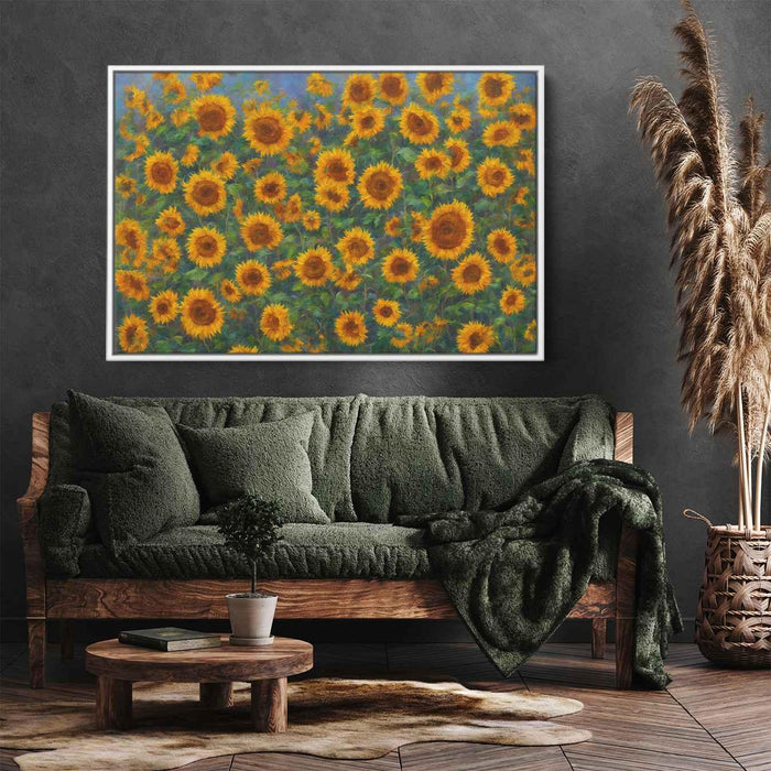 Enchanting Abstract Sunflowers #101 - Kanvah