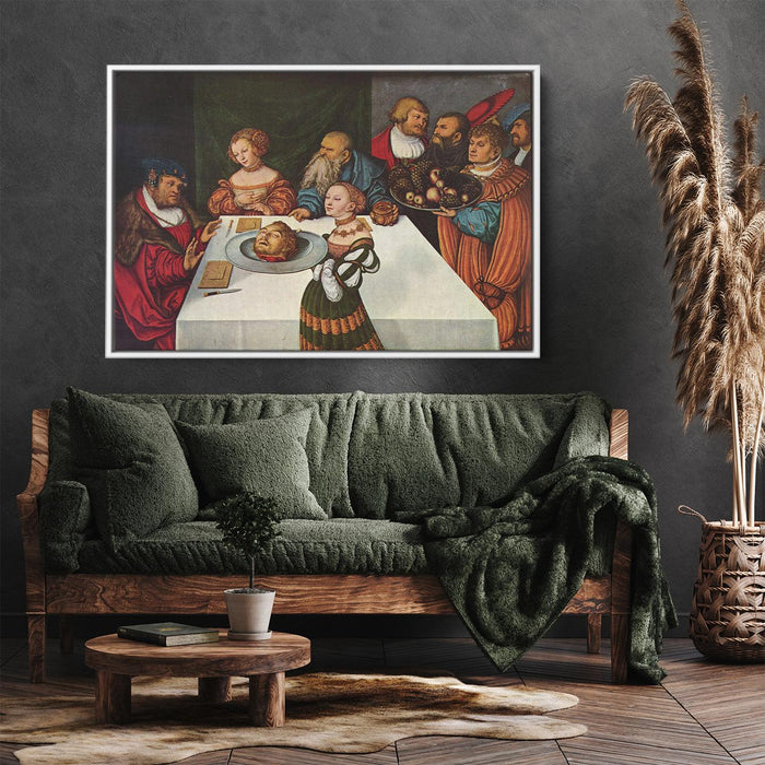 Feast of Herod by Lucas Cranach the Elder - Canvas Artwork