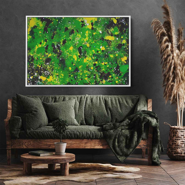 Green Abstract Splatter #130 - Kanvah