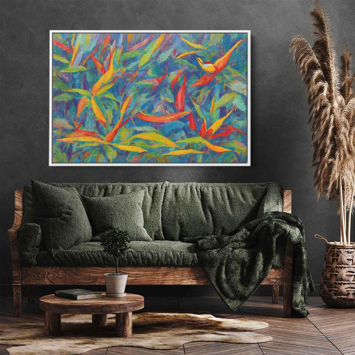 Impressionist Oil Birds of Paradise #132 - Kanvah