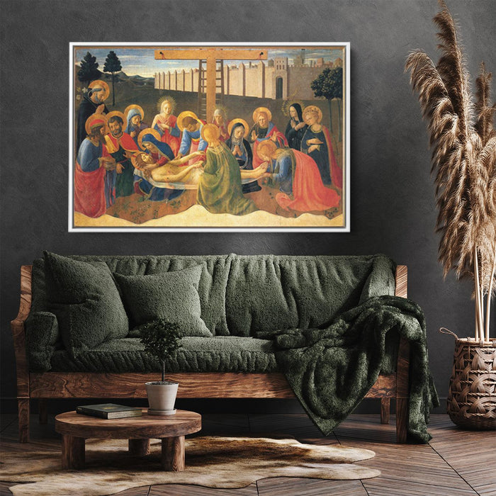 Lamentation over Christ by Fra Angelico - Canvas Artwork
