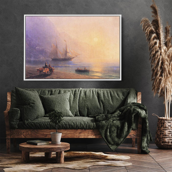 Loading Provisions off the Crimean Coast by Ivan Aivazovsky - Canvas Artwork