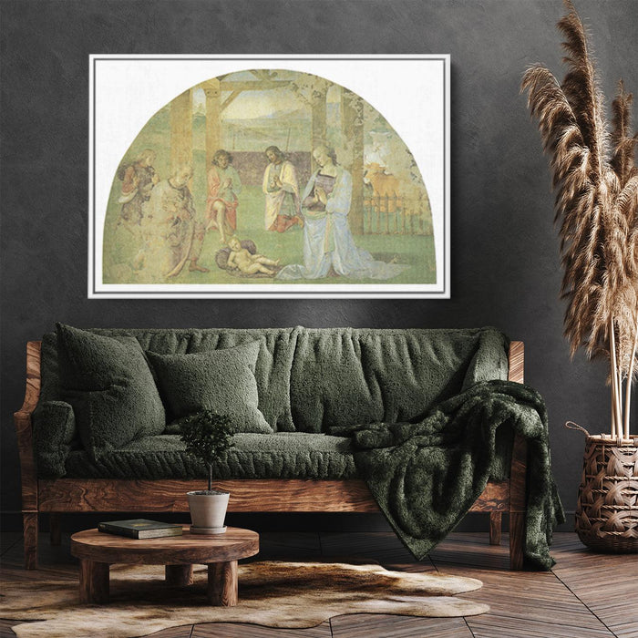 Nativity by Pietro Perugino - Canvas Artwork