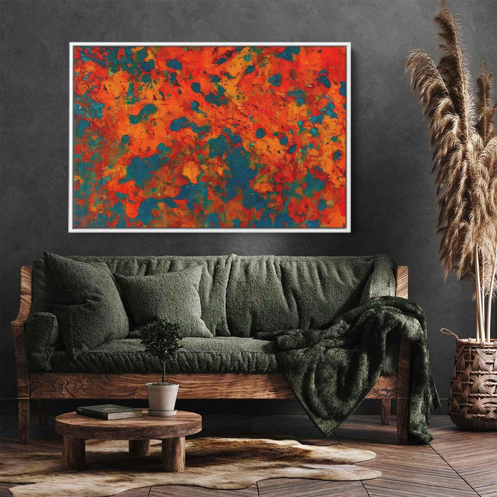 Orange Abstract Splatter #101 - Kanvah