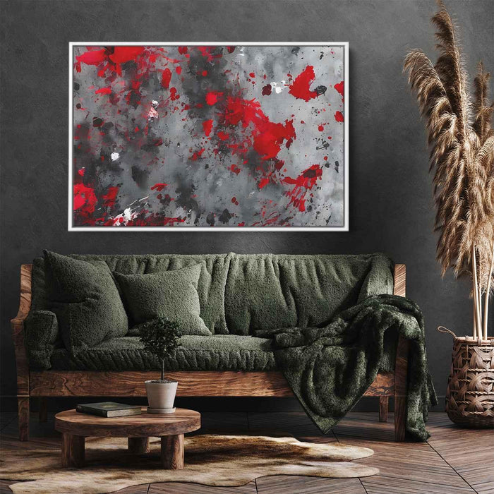 Red Abstract Splatter #102 - Kanvah