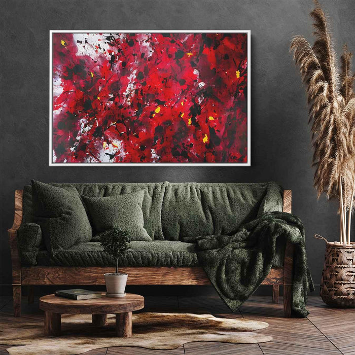 Red Abstract Splatter #121 - Kanvah