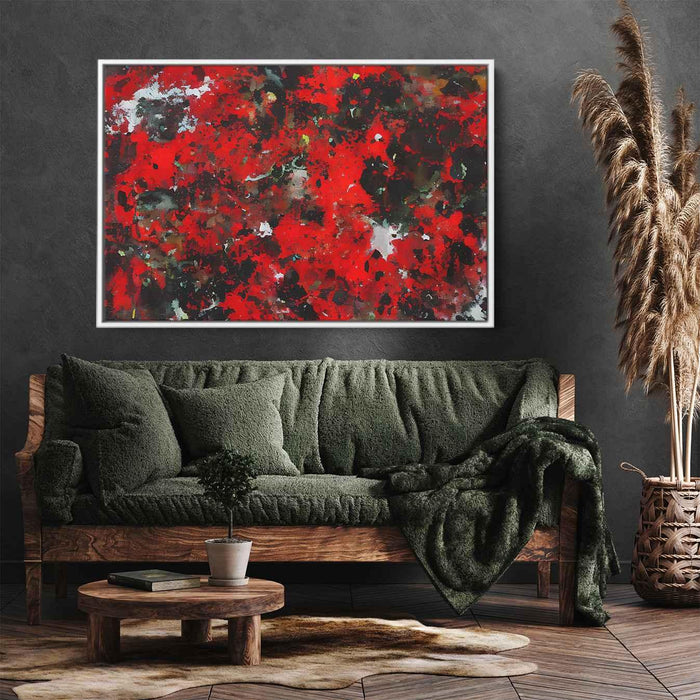 Red Abstract Splatter #131 - Kanvah