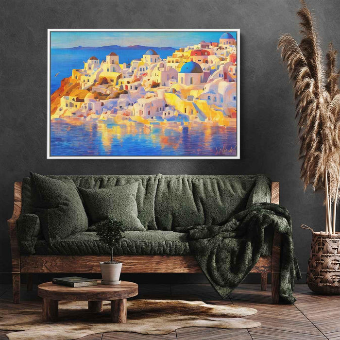 Impressionism Santorini #121 - Kanvah