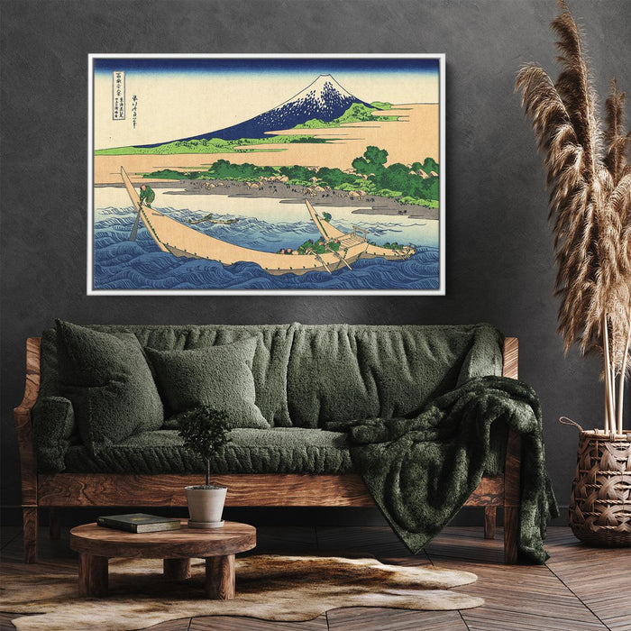 Shore of Tago Bay, Ejiri at Tokaido by Katsushika Hokusai - Canvas Artwork