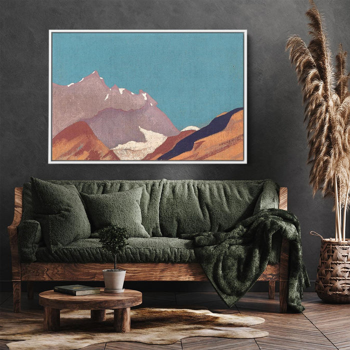 Study of mountains by Nicholas Roerich - Canvas Artwork