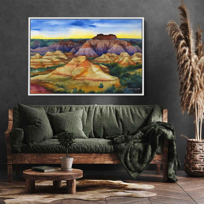 Watercolor Badlands National Park #125 - Kanvah