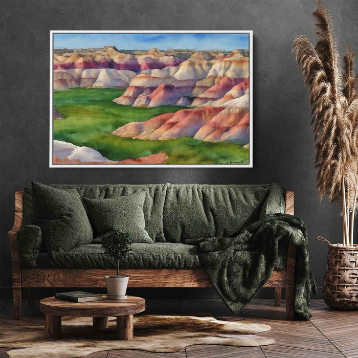 Watercolor Badlands National Park #126 - Kanvah